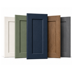 Premium Raised Panel Wooden Kitchen Cabinet Doors Vietnam Factory Wholesale Modern Cabinet Door Supplier - Product Image 1