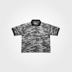 เสื้อโปโลกอล์ฟพิมพ์ลายแบบซับลิเมชั่นสั่งทำขายส่ง เสื้อกอล์ฟแขนสั้นผู้ชายแบบระบายความชื้น - Product Image 3