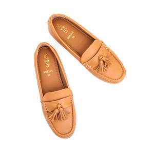 Tan WN4385 Moccasin <b>Basketball</b> Style <b>Shoes</b> - Product Image 1