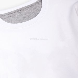 OEM venta al por mayor personalizado hombres pulóver sudaderas con capucha de color sólido 100 algodón sudadera Puff cuello redondo impreso sudaderas con capucha - Product Image 5