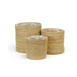 Panier à plantes en corde de jute de qualité supérieure, panier à fleurs tissé moderne pour l'intérieur, panier de rangement, design personnalisé, décoration de la maison, pot à fleurs - Product Image 2