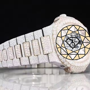 Reloj de Buceo Unisex Automático Personalizado con Logotipo, Cristal de Zafiro, Acero Inoxidable 304L, Diamantes VVS 5A y Moissanita - Product Image 4