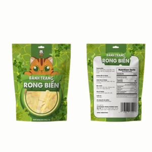 Pochette verticale réutilisable en film PE Mylar violet épais, imprimée en héliogravure, pour stockage longue durée d'aliments pour animaux de compagnie, refermable avec fermeture éclair, anti-humidité - Product Image 3