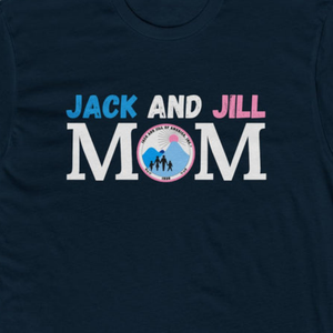 T-shirt bleu marine Jack and Jill Legacy Maker Mom pour femme, t-shirt graphique en coton doux à manches courtes, décontracté, fierté familiale - Product Image 4