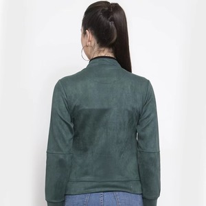 Premium <b>Women</b> <b>Suede</b> Leather <b>Jacket</b> Soft Faux <b>Suede</b> Coat Stylish Casual Outerwear OEM ODM Supplier Factory - Product Image 4