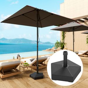 Base per Ombrellone da Esterno Rinforzata 33 libbre, Riempibile con 42 libbre di Acqua, per Raggi di 2.5m, 3.5m, 2m - Product Image 2