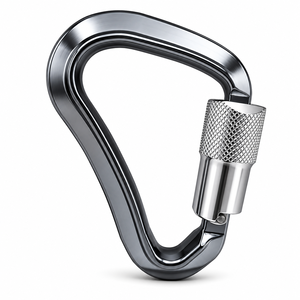 ผู้ขายจากโรงงานจีน คาราไบเนอร์อลูมิเนียมคุณภาพสูงแบบ Snap Hook มาตรฐาน ANSI ยี่ห้อ HM ผิวเคลือบอะโนไดซ์ รับน้ำหนักได้ 35kN พร้อมระบบป้องกันการแตกหัก - Product Image 3