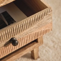 Table de chevet en bois de manguier Vandana Nova Sereno