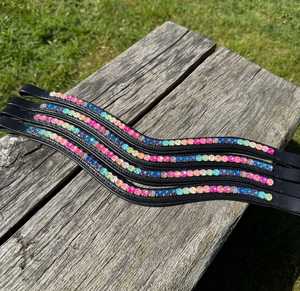 Diadema de Cuero para Caballo Rub International con Cristales AB Coloridos, Diseño Personalizado Modelo 0786 de Uttar Pradesh - Product Image 6