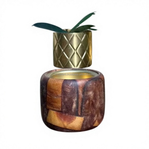 Brûleur d'encens en résine d'oud Divine Essence, brûleur de bakhoor artisanal de luxe pour les espaces spirituels et une fragrance élégante pour la maison - Product Image 1