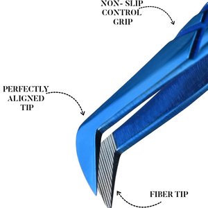 Professional Free Design Custom Logo Anti-Magnetic <b>Smooth</b> Tip Volume Private Label Stainless Steel Comfortable Eyelash Tweezers - Product Image 4