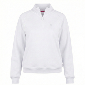 Blouse médicale personnalisable pour femmes, col montant, fermeture éclair quart de tour, ourlet côtelé, fournisseur en gros de blouses médicales - Product Image 4