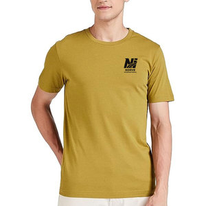 T-shirt uni en coton épais, tissu tricoté lourd, manches courtes, pour impression personnalisée, vêtements en gros - Product Image 1