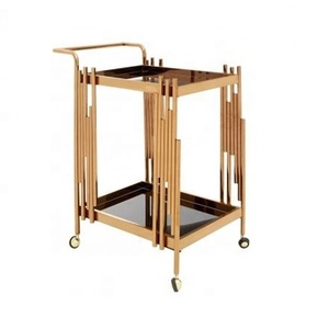 Nouveauté chariot de table basse artisanat indien article haut produit en marbre hôtel article décoratif mobilier moderne de bonne qualité - Product Image 1