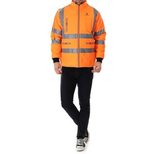 Chaqueta de Trabajo de Seguridad Reflectante para Hombre, Invierno, Alta Visibilidad, Impermeable, Resistente al Viento, para Construcción, 2026 - Product Image 4