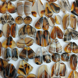 Piedras de Alta Calidad, Cristal Natural de Ágata de Montana, Cabujones Hechos a Mano, para la Fabricación de Joyería y Pendientes - Product Image 6