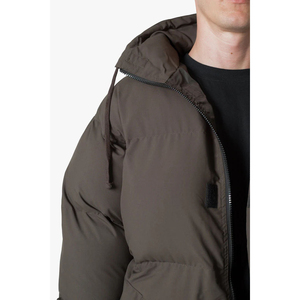 High Quality Wholesale Custom Logo Men's Puffer Jacket Casual Long Sleeve <b>Winter</b> <b>Coat</b> with Stand Collar Hood <b>Waterproof</b> for Men - Product Image 5