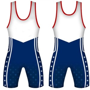 New Arrival Unisex Wrestling <b>Singlet</b> Custom Design Spandex Lightweight Quick Dry Breathable Badge Decoration Wholesale - Product Image 5
