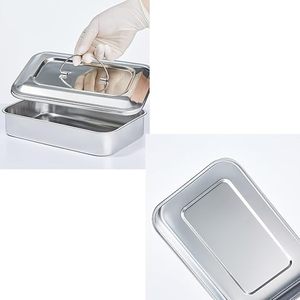 Plateau de pansements chirurgicaux de qualité médicale, conteneur pour instruments d'hôpital, plateau pour clinique, laboratoire, maison de retraite, salle d'urgence - Product Image 4