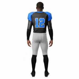 Uniforme de Fútbol Americano Transpirable Unisex de Dos Tonos, Diseño Sublimado Personalizable, 100% Poliéster, Talla Grande, Venta Caliente - Product Image 5