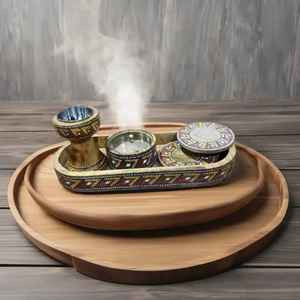 New Designer Wooden Product Home Decor <b>Candles</b> & Home Fragrance Incense Holder Aromatherapy Diffuser Catalytic Incense <b>Burner</b> - Product Image 4
