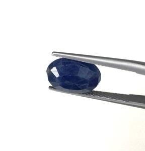 Saphir bleu naturel à 100 %, non chauffé, 3-6 carats, forme ovale, couleur bleu foncé, pierre de naissance de septembre, pierre précieuse en vrac pour la fabrication de bijoux - Product Image 6