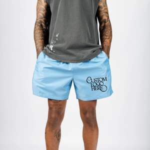 Pantalones Cortos Deportivos de Secado Rápido para Hombre, Estilo Casual, Pantalones Cortos de Nailon con Estampado Sólido para Fisicoculturismo y Running - Product Image 1