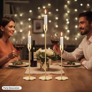 Candelabro de Metal Resistente a la Oxidación, el Más Demandado, para Decoración de Interiores en Hogares, Oficinas, Hoteles y Eventos, Disponible a Precio de Fábrica - Product Image 5