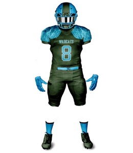 Jersey de Fútbol Americano Profesional Más Vendido, Personalizado, Talla Grande, Conjunto de Uniforme Estampado de Manga Corta, Protección UV para Verano - Product Image 1