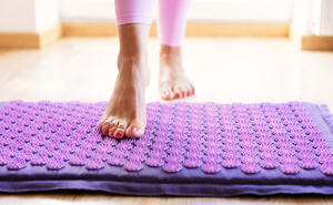 Tapis de massage d'acupression en coton biologique de qualité supérieure, personnalisable avec logo, pour usage podologique, portable, avec commande manuelle filaire – Vente directe usine - Product Image 3