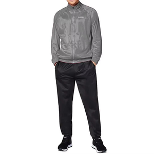 Conjunto Deportivo de Terciopelo Personalizado con Franja Lateral para Hombre - Product Image 1