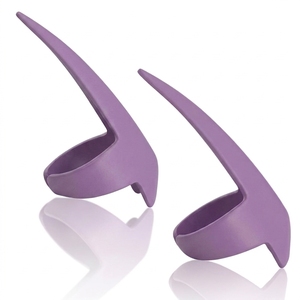 Salon Hair Extension Parting Finger Tool Hair Separation Ring with Easy Nail Finger Design for Precise Sectioning Styling - Product Image 1