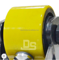 Roda Caster Putar Peralatan Industri Beban Super Berat 3-6 Ton dengan Polyurethane dan Besi