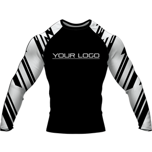 เสื้อแรชการ์ดแห้งเร็วสำหรับผู้ชาย OEM 2026 ดีไซน์หลากสี ผลิตโดย TRIOTAKE INDUSTRY - Product Image 1