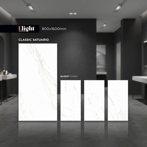 Cotton White 800x1600mm Marble Porcelain Tiles - Large Format Glazed Ceramic Countertop Tiles in Burkina Faso - Product Image 6