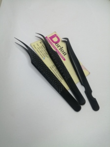Pinzas Profesionales para Extensión de Pestañas de Acero Inoxidable, Pinzas para Volumen de Pestañas, Pinzas para Extensión de Pestañas Postizas con Logotipo Personalizado - Product Image 6