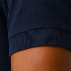 Polo Azul Marino para Hombre con Cierre, Diseño de Logotipo Personalizado, Manga Corta, Mezcla de Algodón Premium, Polo Casual de Lujo para Golf, OEM, Moda - Product Image 6