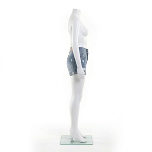 Women's Casual Breathable Printed Hot High Waist <b>Elastic</b> Waist Denim Shorts - Product Image 4