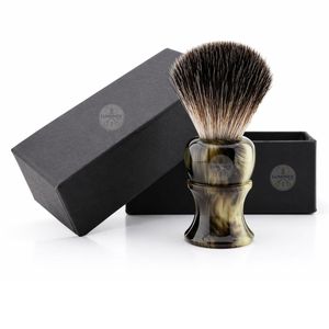 Pinceau à raser Parker Ivory Handle Silvertip Badger Deluxe avec support - Product Image 1
