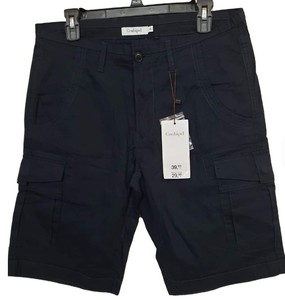 Shorts cargo en toile tricotée de haute qualité, couleur unie attrayante, design tendance, personnalisés pour hommes, 100% coton, ODM - Product Image 4