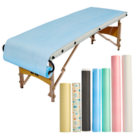 Rouleau de papier jetable pour table de podologie, housse de protection en PE pour les cliniques de soins des pieds