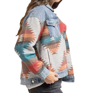 Top Selling <b>Lightweight</b> Cotton Jeans <b>Jackets</b> for <b>Women</b> Custom Made with Breathable Available in Different Colors - Product Image 3