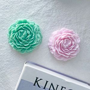 แม่พิมพ์ซิลิโคนรูปดอกโบตั๋นขนาดใหญ่ 3 มิติ สำหรับทำสบู่และเทียน DIY แม่พิมพ์รูปดอกไม้ที่ทนทาน สำหรับเรซิ่นและขี้ผึ้ง - Product Image 6