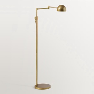 Lámpara de Pie Industrial de Hierro Negro con Pantalla de Jaula y Casquillo E27 para Decoración Moderna del Hogar - Product Image 1