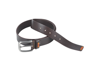 Ceinture en cuir lisse de qualité supérieure, ajustable, style artisanal, pour un ajustement parfait, avec logo personnalisé. - Product Image 4