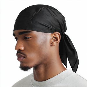 ผ้าโพกศีรษะดูแร็กพิมพ์ลาย OEM ผ้าไหมซาติน 100% ผ้าพันศีรษะดูแร็กแบบซับลิเมชั่น ลายกะโหลก สำหรับผู้หญิง - Product Image 3