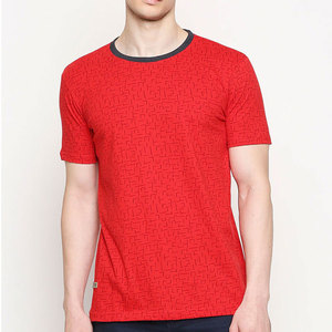 T-shirt pour homme confortable et tendance, imprimé sur mesure, 100 % coton, faible MOQ, coupe ample - Product Image 1
