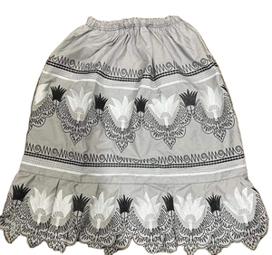Fabrication professionnelle, vente en gros, nouvelle collection de jupes brodées, jupe de soirée taille haute, jupes brodées en coton de haute qualité - Product Image 2