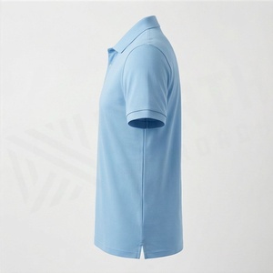 เสื้อโปโลผู้ชายผ้าโพลีเอสเตอร์แบบเรียบ พิมพ์ลายกีฬา แห้งเร็ว ระบายเหงื่อได้ดี เหมาะสำหรับกอล์ฟ  รับสั่งทำสีตามต้องการ - Product Image 3