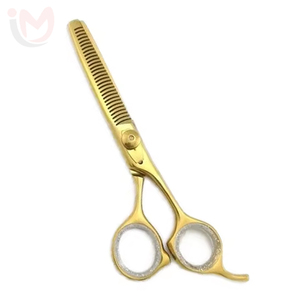 Tijeras de Peluquería Profesionales de 6 Pulgadas, Acero Inoxidable, Hojas Afiladas, para Diestros, Mango Mediano, para Salón, Barbería y Uso Doméstico - Product Image 1